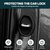 4Pcs Door Latch Lock Cover, Anti-Rust Silicone Car Door Lock
