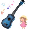 Kids Child Children Wooden Acoustic Guitar Ukulele 21 Inch 4