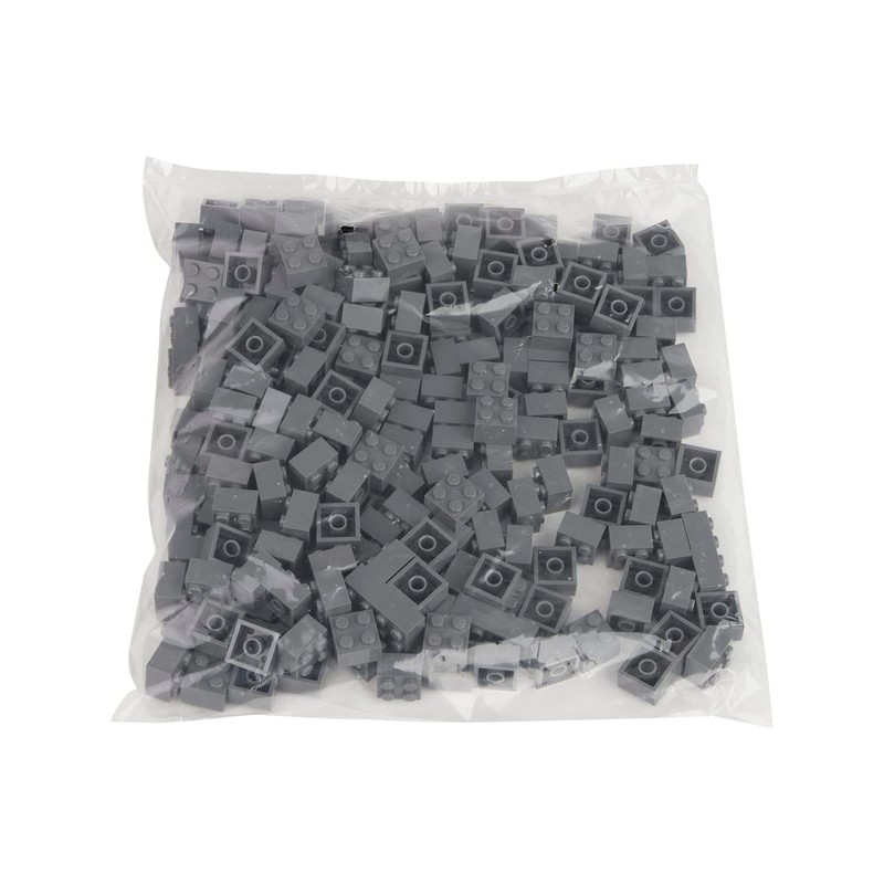 Q-Bricks 851-2x2-250 250 Piece 2x2 Building Bricks Loose Pack, Dusty