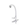 Llave para Lavabo de Cuello Rígido color Blanco para Fregadero