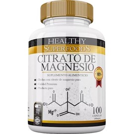 Citrato De Magnesio Premium 500mg 100 Capsulas