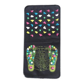 EZONEDEAL Foot Reflexology Mat Massage Walk Stone - Foot Massage Mat, Acupoint Mat, Foot Acupressure Mat For Feet Relaxes Massage Mat For Elderly Students Office Worker - Foot Pressure Point Pad Mat