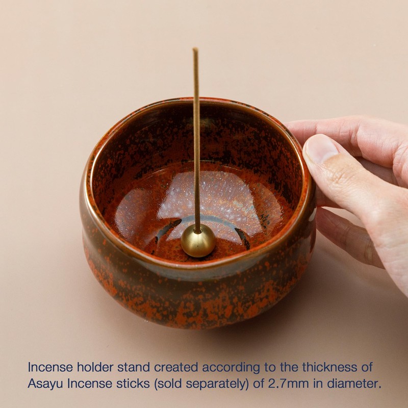 Asayu Japanese Incense Holder for Sticks 3.54 inch (90mm), Traditional
