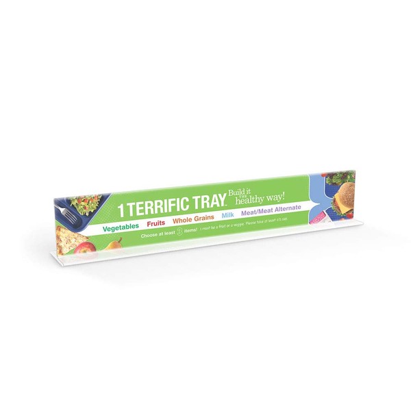 School Nutrition Serving Line Signage | 1 Terrific Tray™ Sign
