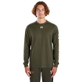 Venum Men's Standard UFC Adrenaline Fight Week Long Sleeve, Khaki, L
