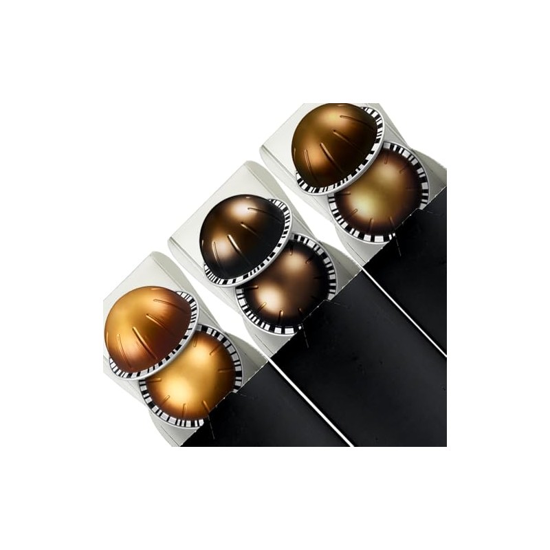 Double Espresso Coffee Pods, 2.7 Ounce- (CHIARO+DOLCE+SCURO) 30 coffee capsules