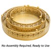 Youeon 3 Pack Metal Gold Cake Stand, 12/10/8 Inch Round