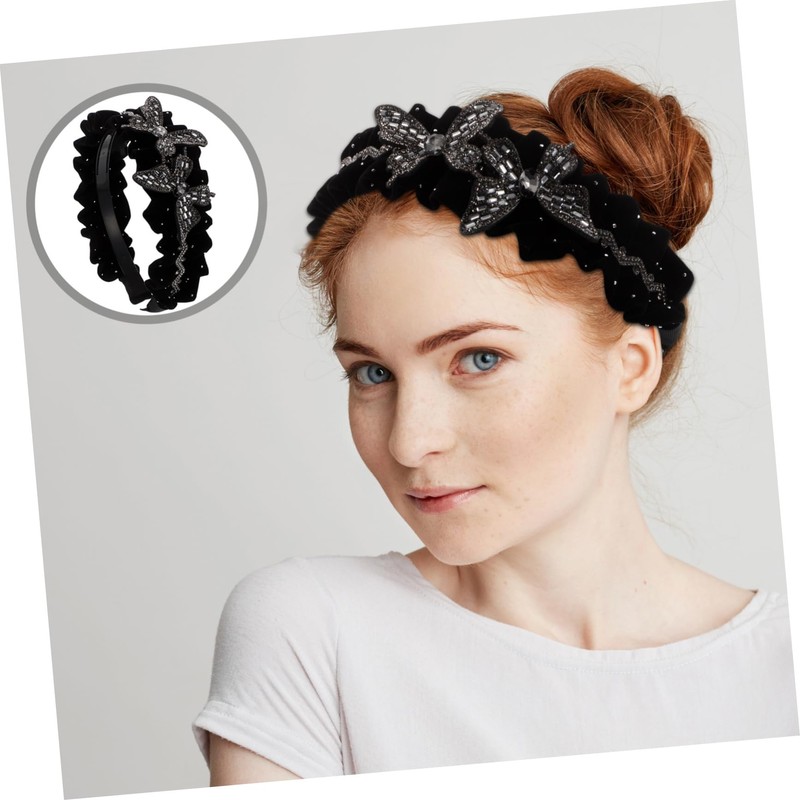 SAFIGLE Ruffled Headband for Women Fashionable Hair Accessory Textured Design