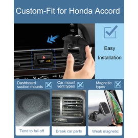 oricarmes Accord Phone Mount Made for 2018-2022 10th gen Accord