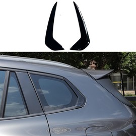 AOKIO Compatible con accesorios Mazda CX50 2023 2024 2025, moldura de cubierta de ventana trasera (negro brillante)