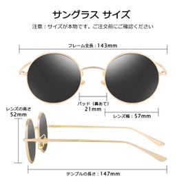 FEISEDY B1035 Men's Sunglasses, Small, Retro Round Glasses, Round Sunglasses, Women's, Classic, Blue Lens for Men, gold·black