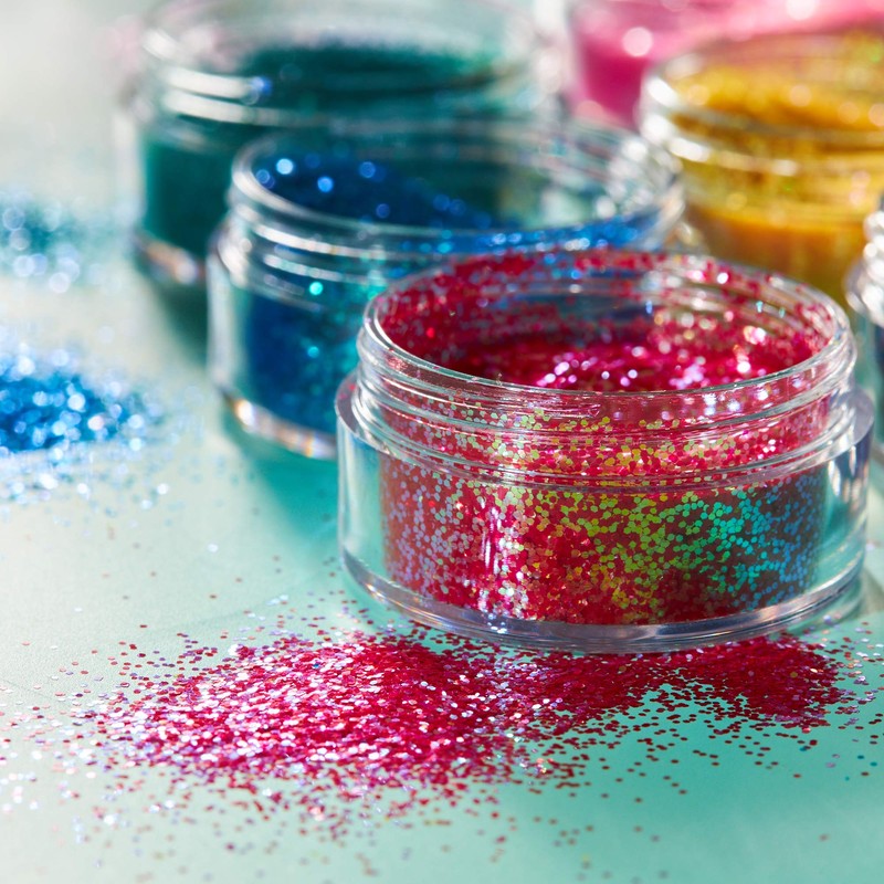Moon Glitter Shaker with Iridescent Glitter - 100% Cosmetic Glitter