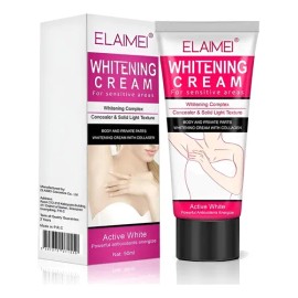 Crema Aclarante Elaimei Con Colágeno 50ml Axilas Y Zonas Sensibles