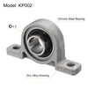 sourcing map 4pcs KP002 Flanged Pillow Block Bearings 15mm Bore,