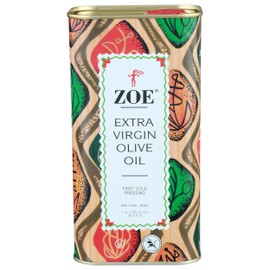 ZOE Extra Virgin Olive Oil 1L (33.8 fl oz) | Freshly Harvested, First Cold-Pressed Spanish EVOO | High Polyphenol, Hand-Selected Olives from Spain | Fruity Flavor, Rich Aroma | BPA-Free Tin