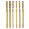 sourcing map 6pcs 100-120 Grits Diamond Grinding Bit 2.3mm Cylinder