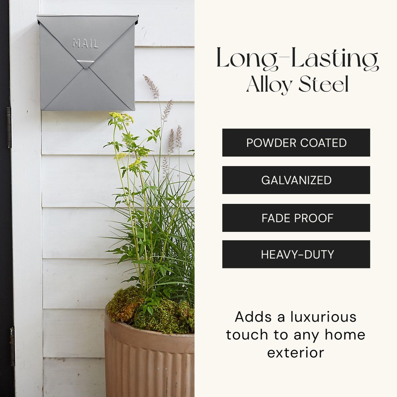 NACH Mailboxes for Outside Wall Mount, 10 x 10 x