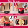 OOKUU 5.12 - Inch Large Apple Slicer, Cut 12 Thin