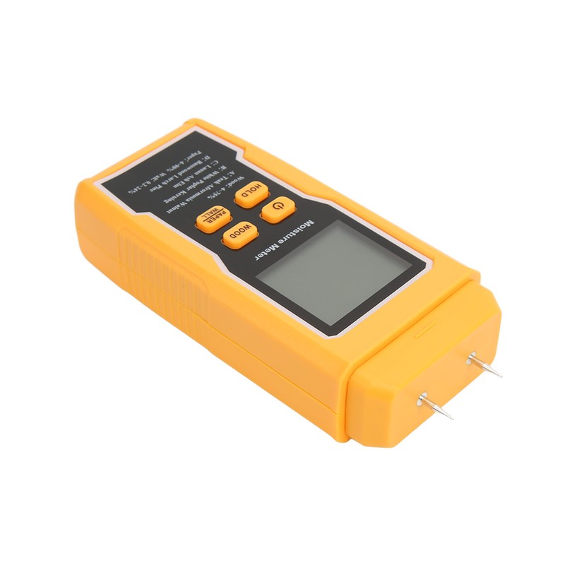 Wood Moisture Meter Humidity Tester Pin Type Large LCD Display