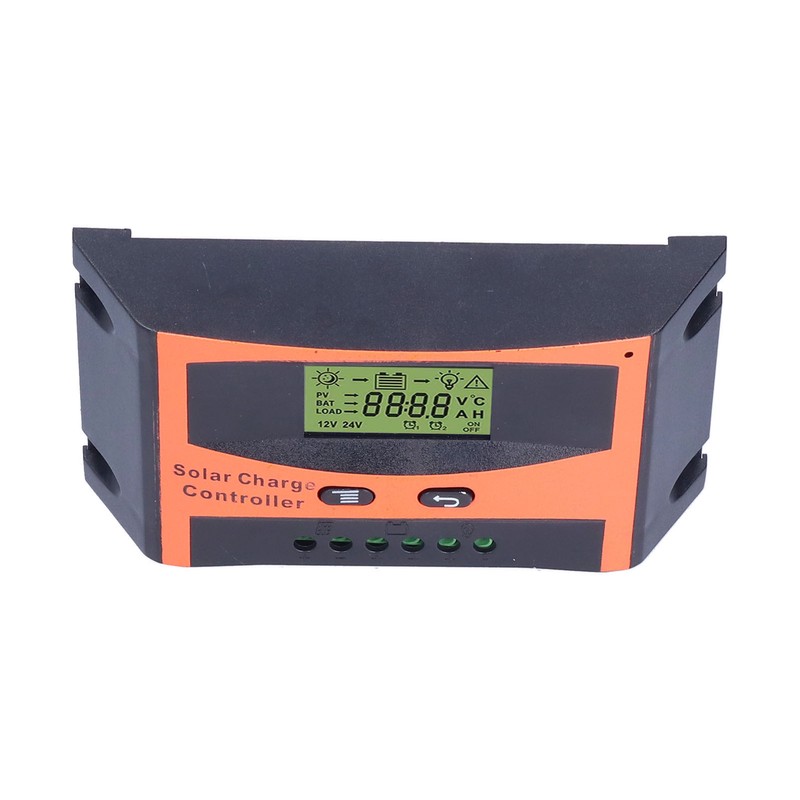 Solar Charge Controller LCD Circuit Protection Anti Backfill PWM Charge