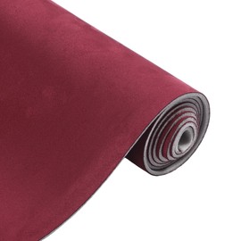 Partuto 150G Headliner Fabric for Car Truck RV SUV Boat Automotive Interior Trim DIY Roof Repair Replacement Suede Fabric Wine Red 76" L x 57" W