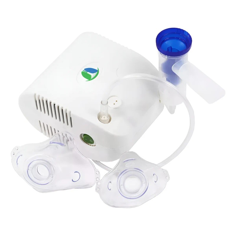 Nebulizador De Compresor Adulto/infantil Con Accesorios Blanco