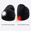 Etsfmoa Unisex Beanie with The Light,Front White Light and Rear