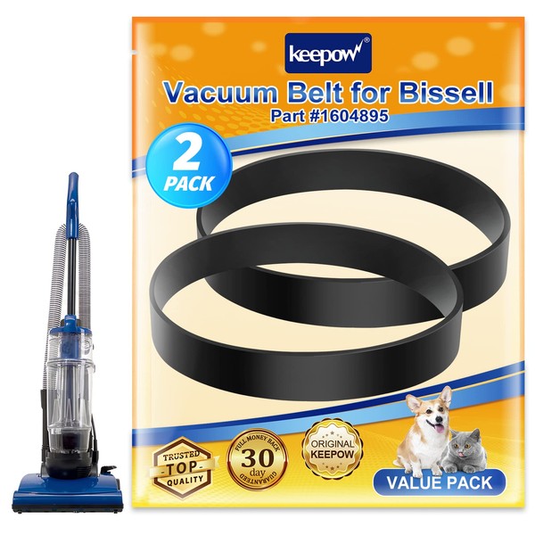 KEEPOW Vacuum Belt for Bissell Powerforce Compact, 1604895 Belt for