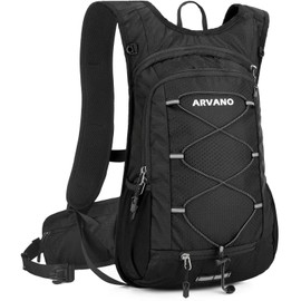 Arvano Cycling Backpack Lightweight Mtb Rucksack With Insulated Compartment, Small Biking Backpack for Men Women Bicycle Daypack Mountain Bike Gift for Cyclists