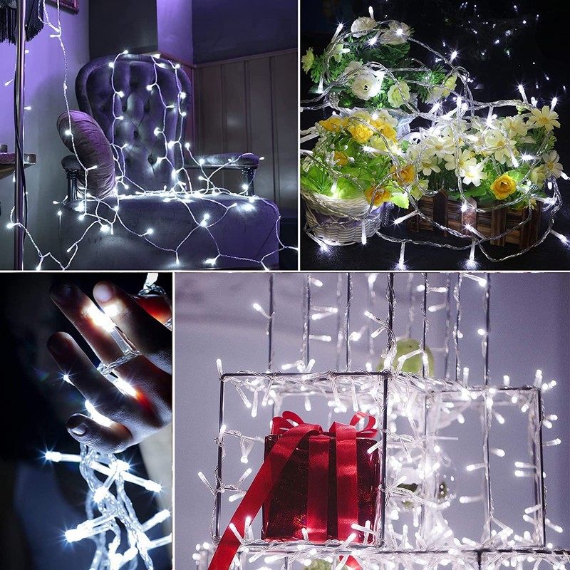 String Lights Waterproof 25M 220LED, Plug-in Fairy String Lights Indoor/Outdoor,
