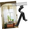 Yardenfun 2 Pcs Sturdy Curtain Rod Brackets Heavy Duty Supports