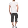Indicode Men's Nicolas Check 3/4 Cargo Shorts Checked with 6