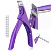 SAVILAND Acrylic Nail Clippers with Magnets: Accurate Trimming Nail Clipper