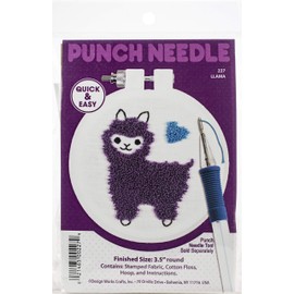 Design Works Punch Needle Kit - Llama