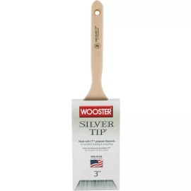 Wooster (6)-Wooster SILVER TIP 3 In. Chisel Trim Flat Sash Paint Brush Model: 5220-3