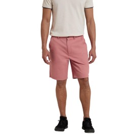 Mountain Warehouse Woods Mens Chino Shorts - Lightweight, Breathable, UPF 50+, Lots of Pockets Short Pants - for Beach, Walking, Hiking & Outdoors Pink Men's W28