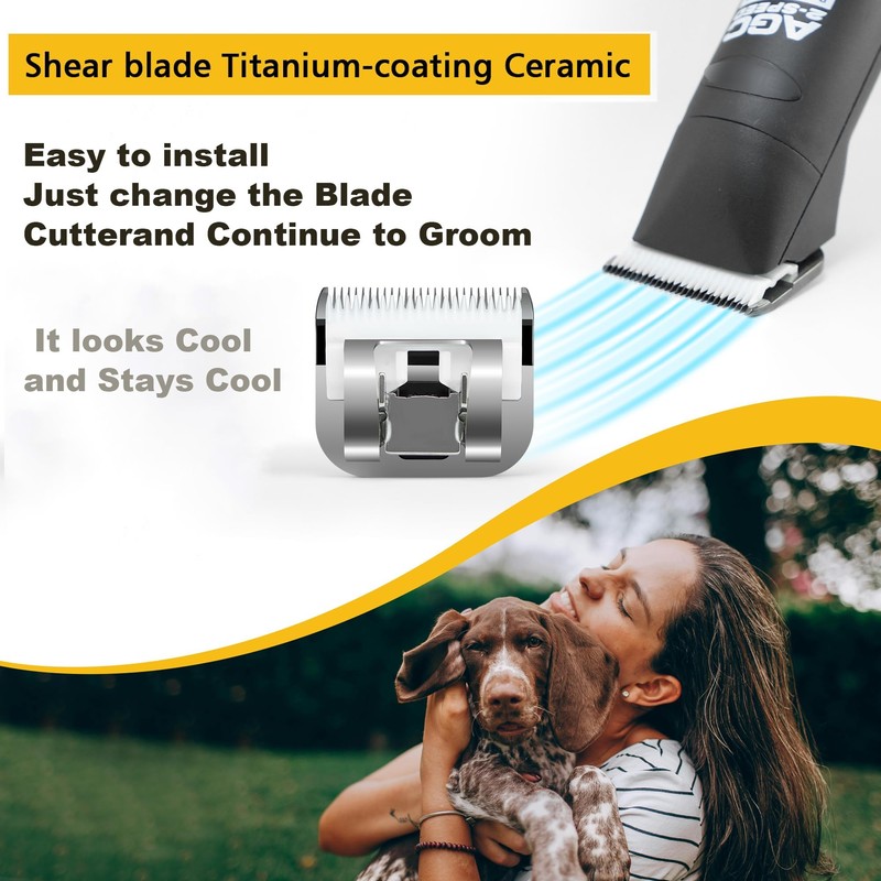 18 Teeth Ceramic Blade Compatible with Oster Fast Feed Clippers