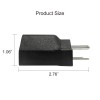Bloomgrow 110V / 120V to 220V / 240V Plug Adapter
