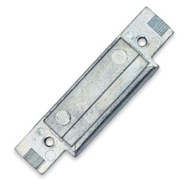 Replacement Avovet & WMS Upvc Door Strike Plate Latch Infill in 53mm Or 60mm Screw Centres (60mm)