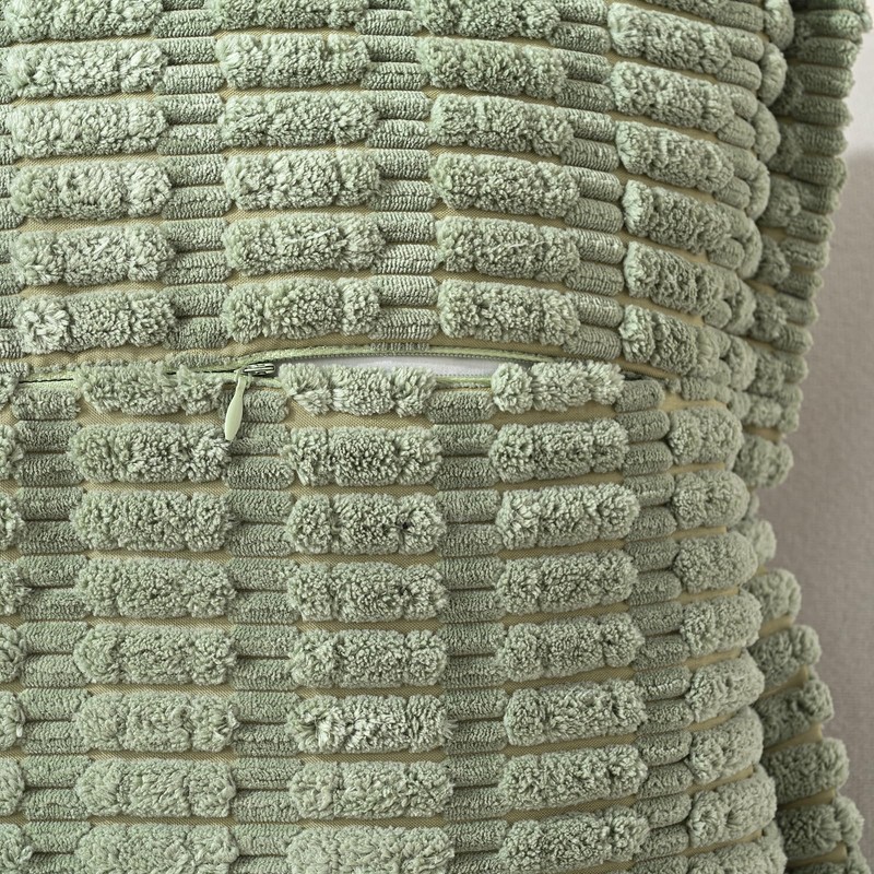 Volcanics Decorative Spring Sage Green Throw Pillow Covers 50x50cm Set