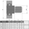 MroMax 4Pcs Roller Idler Bearing Pulley Sliding Conveyor Wheel Threaded