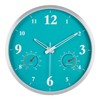 Outdoor Clock Waterproof with Thermometer and Hygrometer Combo 12 Inch