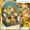 DIY Miniature Dollhouse Kit, 1:24 Scale 3D Garden Villa Doll