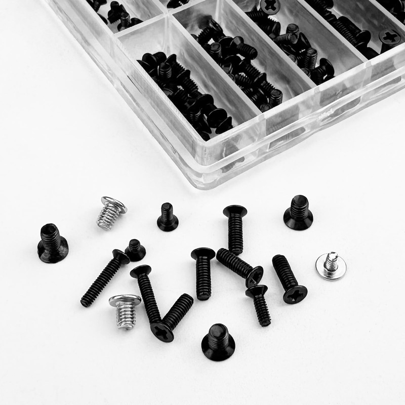 Nicrulp 355 Piece M3 M2 Mini Screw Set, Screw Set,