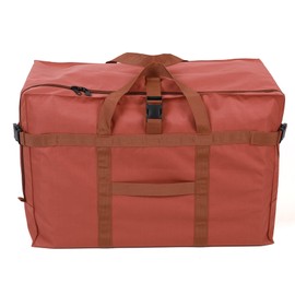 Extra Large Travel Duffel Bag with Trolley Sleeve Oversized Weekender Overnight Carry On Checked Luggage Bag Hospital Bag Anti Theft Travel Tote 28'',120L (rust red)