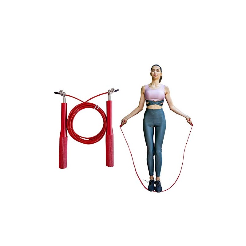 Tayga Cuerda de Salto metálica para Entrenamiento Funcional