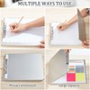 Henoyso Metal Storage Clipboard Bulk Heavy Duty Aluminum Clip Board