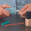 PETA Easi-Grip Nail Scissors with Protector - Self-Opening Stainless Steel