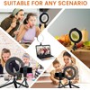 MACTREM 2 in 1 LED 6" Ring Light with Tripod