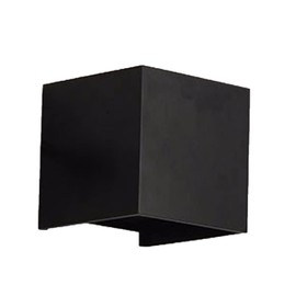 Wall Sconce Black Quadrate 12W 3000K Warm Lighting Decorative Aluminum Alloy LED Wall Light for Home